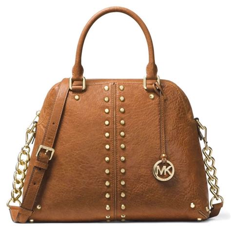 michael kors studded leather bag.